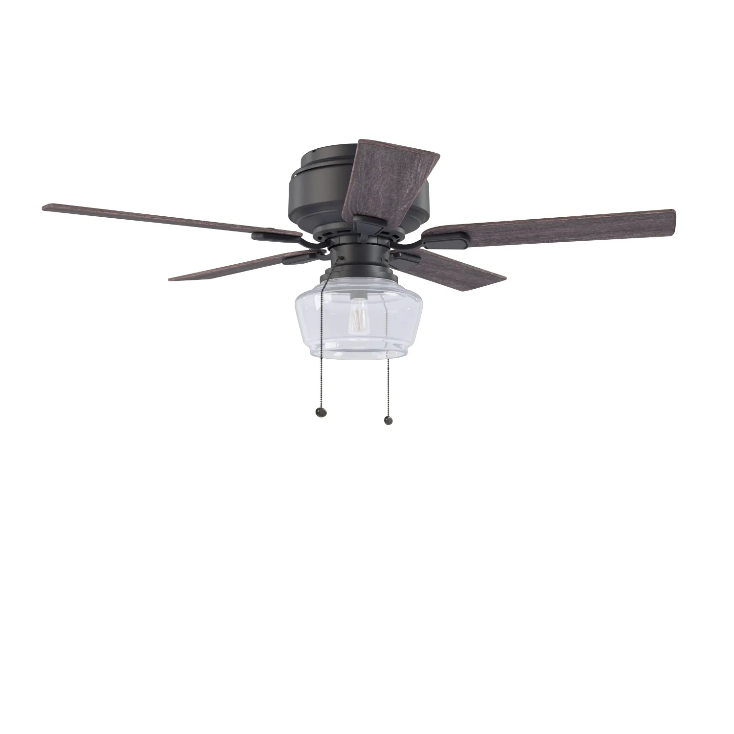 52 In Macenna Matte Black Pull Chain Ceiling Fan PBR 3D Model_04
